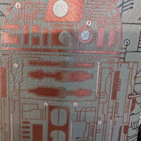 Disney Star Wars Galaxy's Edge BB-8/R2-D2 Light Up Phone Case Wallet - Picture 6 of 13